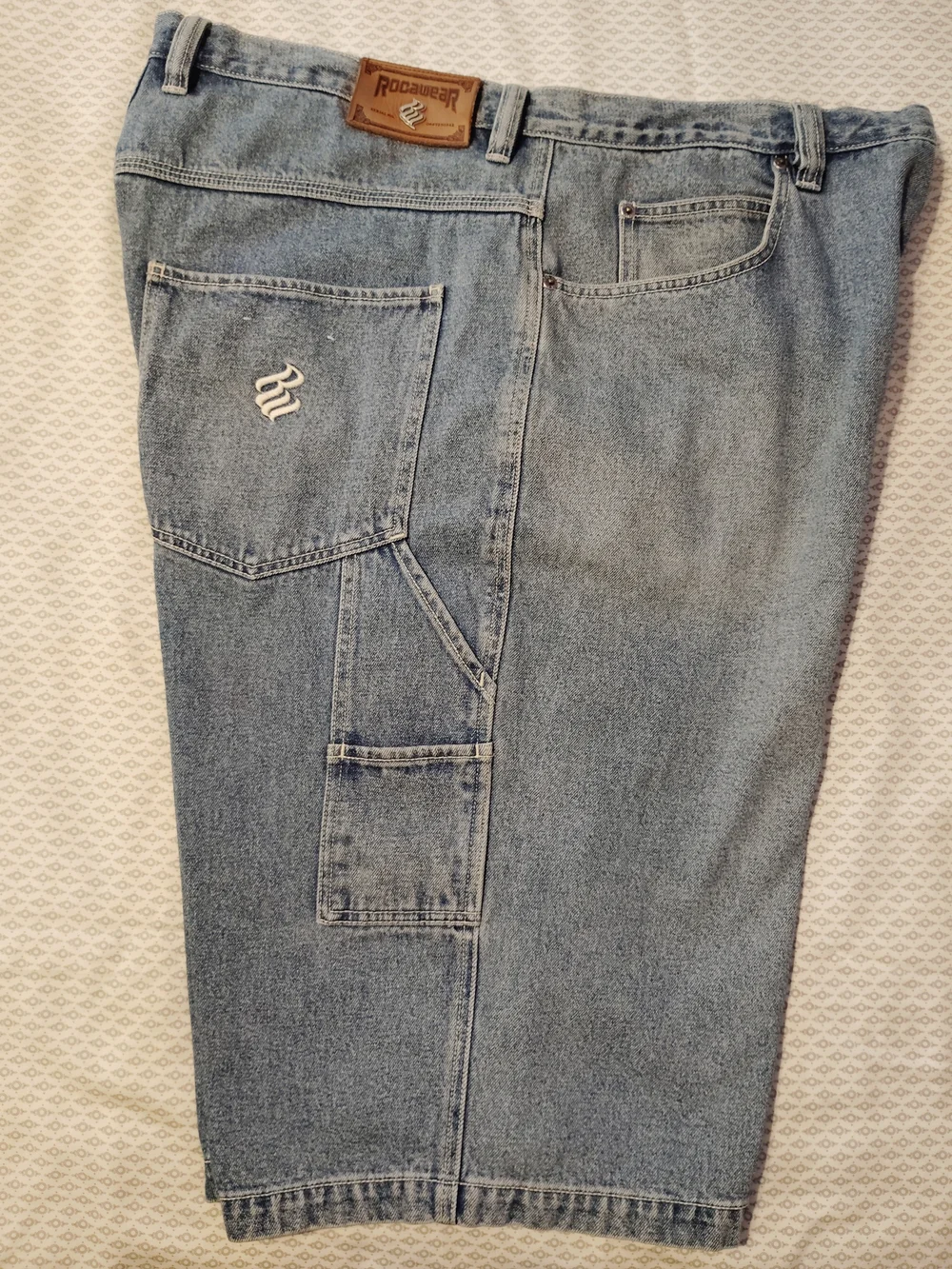 Rocawear Light Blue Denim Cargo Shorts